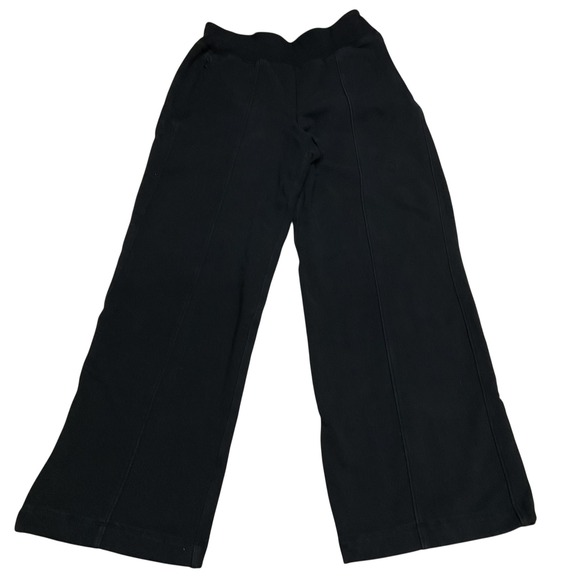 Athleta Pants - Athleta High Rise Pullover Cotton blend Activewear Ankle Pants Black Size Small